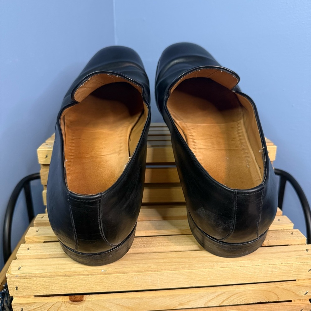 Salvatore Ferragamo Black Dress Loafers Size 15 - Picture 7 of 9